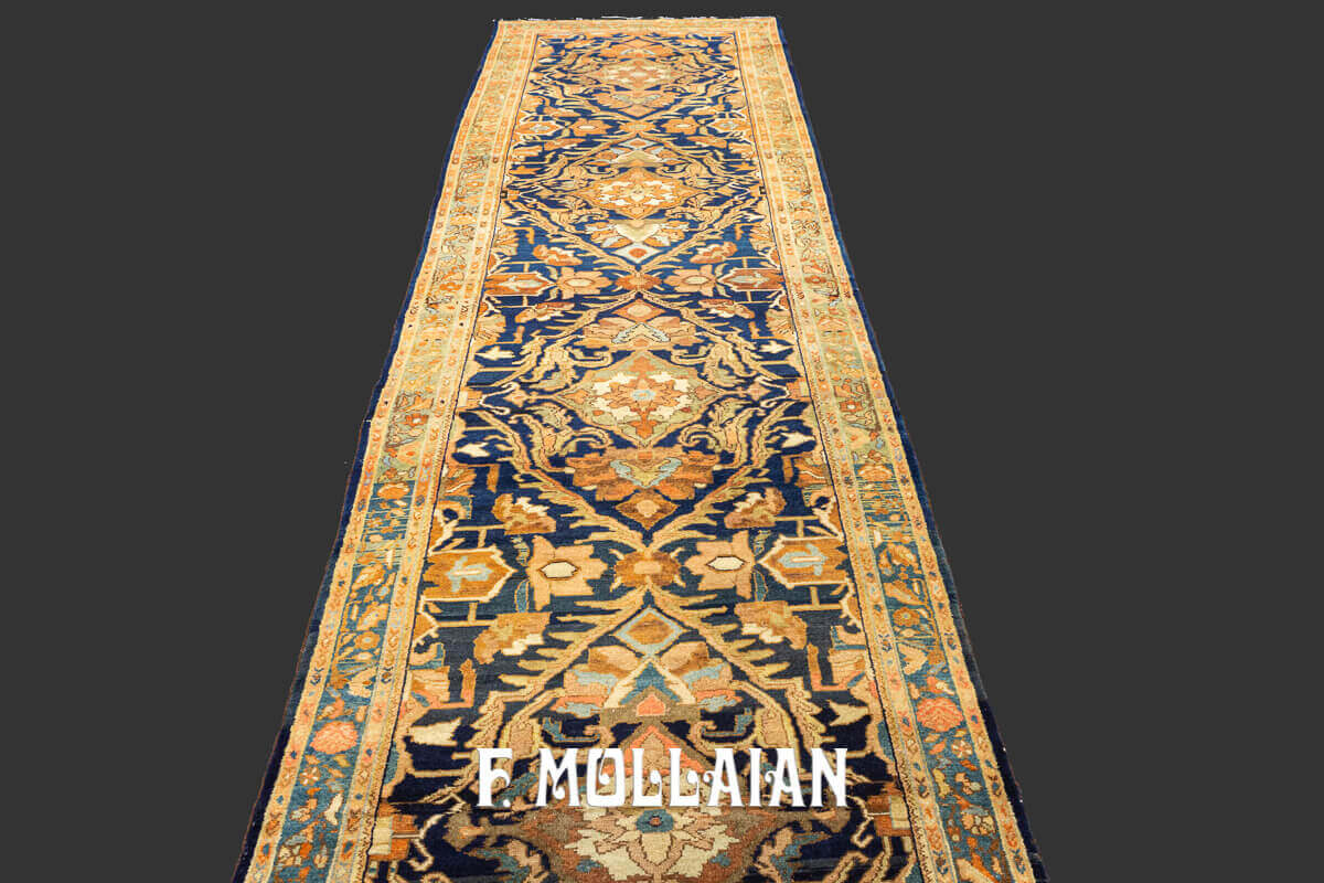 Antique Persian Very Long Malayer Runner Carpet n°:52854592